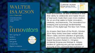 The Innovators: How a Group of Hackers, Geniuses, and Geeks Created the Digital Revolution