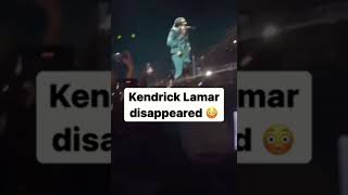 KENDRICK LAMAR DISAPPEARED IN LIVE SHOW 😧😦 | #shorts | Øxy KRSH