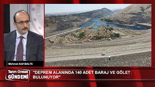 DSİ Genel Müdürü Mehmet Akif Balta, Tarım TV'de açıklamalarda bulundu.