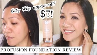 Profusion Foundation Review & Demo |  Feel Good Skin Perfector | Foundation Friday Oily Skin