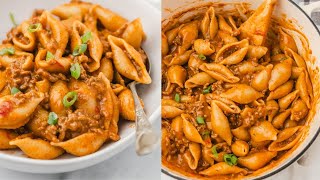 One Pot Cheeseburger Pasta