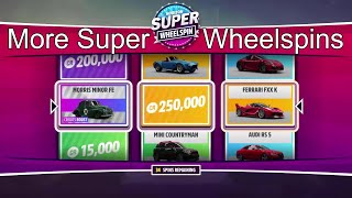 Forza Horizon 5 Super Wheelspins Opening! 50+ Super Wheelspins