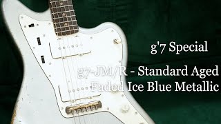 White Guitars - g'7 Special / g7-JM/R - Standard Aged - Faded Ice Blue Metallic