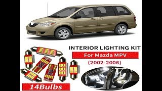 14x Canbus Error Free LED Interior Light Kit Package for 2002-2006 Mazda