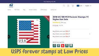 Websites selling USPS forever stamps at Low Prices  | Scam explained