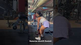 Romanian deadlift Dumbbell #fitness #fatloss #strengthtraining #tutorial