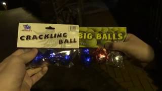 Xplode Big Balls VS Heron Fireworks Crackling Ball