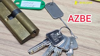 Как открыть замок с повортником Azbe HS7  отмычка скороход