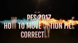 How to fix PES 2017 option file