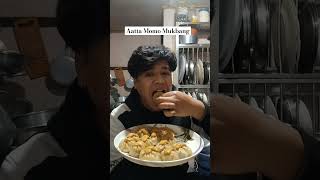 Aatta Momo Mukbang #food #mukbang #eating #streetfood #spicy #chickenmomo #momoeating #eatingshow