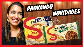 PIZZA de PROVOLONE e BURRITO de CARNE com FEIJÃO da SADIA | Experimentando Novidades