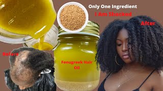 DIY Fenugreek Oil | Powerful Hair Growth Oil! For Faster & Thicker Hair! Enjoy!