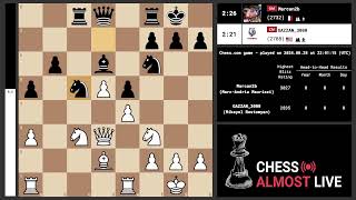 Live Stream - Aug 28, 24. Featuring Hikaru Nakamura, Nihal Sarin.