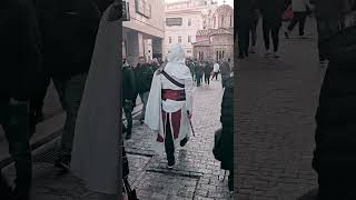 Assassin's creed Ezio walking through the streets of Athens Monastiraki #assassinscreed