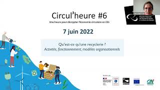 Circul'heure 6 : fonctionnement d'une recyclerie