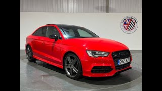 2016 Audi S3 Saloon in Misano Red For Sale at Ron Hodgson Specialist Cars