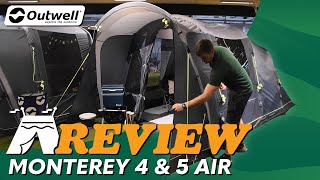 Outwell Monterey 4 & 5 Air Tent Review 2025