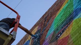 Making of OKUDA San Miguel's Mural at Corey Helford Gallery