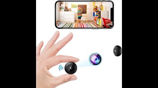 GOIVANKY Mini WiFi Security Spy Camera with Night Vision Motion Detection