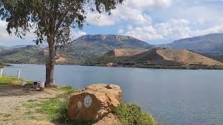 Rethymnon Crete, the beautiful Potamos Dam ! der Stausee bei Rethymno, το όμορφο φράγμα Ποταμών.