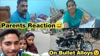 Parents Reaction On My Bullet Alloy wheels🙃| Aur Ye Kya Khe Rhi Hai Arpita🙃