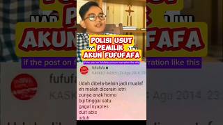 Polisi usut pemilik akun FUFUFAFA ##polisiindonesia #gibranrakabumingraka #prabowosubianto