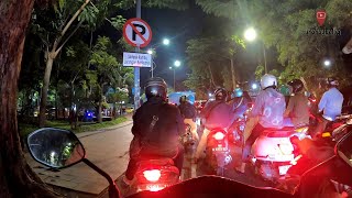 Motovlog from Jl. Diponegoro to KFC Ahmad Yani SurabayA at night