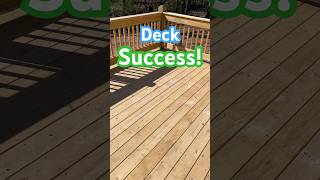 Deck SUCCESS!  Nice Job! #home #deck