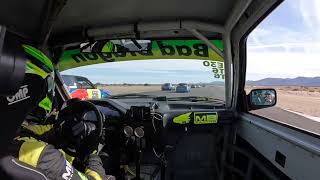 Bad Dragon @ Mick Blue Racing recap NASA Socal Spec E30 Chuckwalla Raceway recap 18-19 Feb 2023