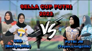 SEMI FINAL SELLA CUP2023‼️CDR (dita, merlyn) & PUTRI JM (yeyen,liong cilik) set ke 1