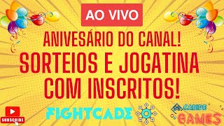 COMEMORAÇÃO DE 01 ANO DO CANAL! SORTEIOS e JOGATINA!