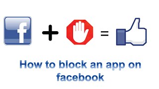 How to block an app on facebook