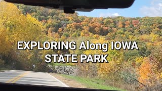 PIKES PEAK Iowa State Park ! IOWA FALL COLORS #Iowa #viral #Fall #mabelthumma