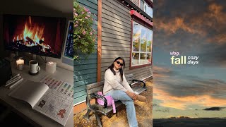 VLOG | a cozy fall day 🍂🕯 exploring fort langley & slow evenings at home