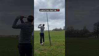 First range session of 2024 today. 8 iron. #golf #golfshorts #golfswing