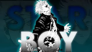 ⭐ Starboy - Jujutsu kaisen | @zone6085 X @LDAnimeAMV  Collab | 4k. 💙🎶