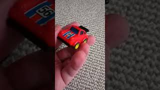 Porsche 911 looking tiny "tooned" toycar by Play - Jour from the 1980's with pullback motor