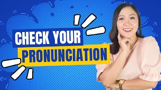 Check and improve your PRONUNCIATION | Aubrey Bermudez