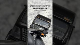 HOW TO CUSTOMIZE TEAM HAULER HOTWHEELS #hotwheels #truck #hauler #diy #custom