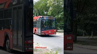 (70) Városligeti trolibusz járat -#budapest #bkk #bkv #shorts  #transport #trolibusz #Solaris