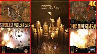 Strongest Nuclear Destruction & Devastation in ALL Generals Zero Hour- Contra X Mod  -Pc