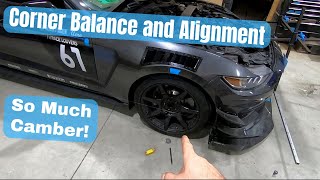 Corner Balance and Alignment -GT350 Track Day Prep