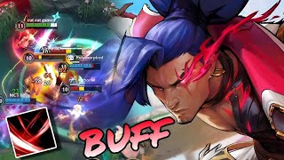 Wild Rift:5.1A MID YASUO BUFF FULL GAMEPLAY (ITEMS/RUNES)