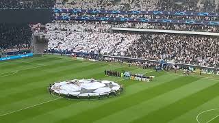 Eintracht Frankfurt vs. Sporting Lissabon Choreo und Champions League Hymne 7.9.22