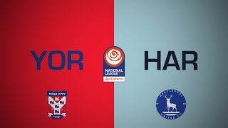 YORK CITY 5-3 HARTLEPOOL UNITED  | National League highlights | 9th November 2024