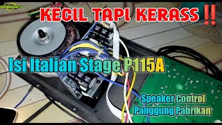 Ini Rahasia Ukuran Jarak Speaker Box Control Pabrikan Bongkar Speaker Italian Stage P115A