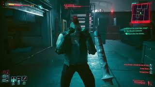 Cyberpunk 2077 Tweaker fights a merc, ends up eating dirt. #cyberpunk2077 #cyberpunkgameplay #fights