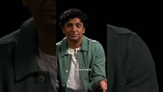 "What does it mean to be a human?" #MNightShyamalan talks his fascination with monsters. #Shorts