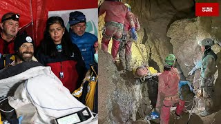 American Explorer  Mark Dickey rescued From 4,186ft deep Morca cave in Southern Turkey