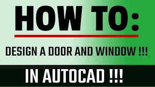 #10 - AUTOCAD WEB APP - DOOR AND WINDOW!